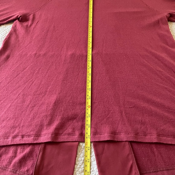 Women's Rose Red Tunic Sweater - Picture 4 of 5